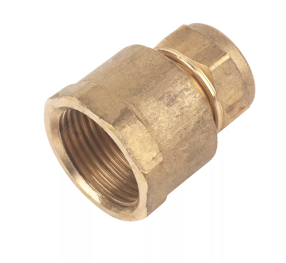 15mm x 3/4" Compression Adapting Female Coupler 