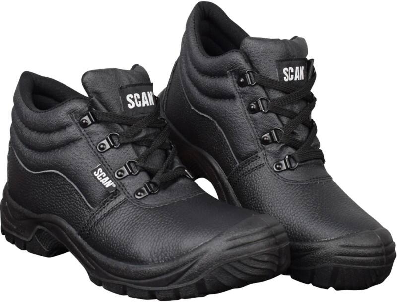 Scan Chukka Black Safety Boots UK 8 EU 42