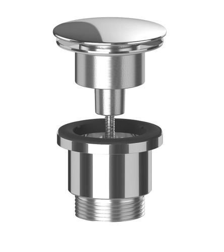 Universal Clicker Basin Waste Chrome