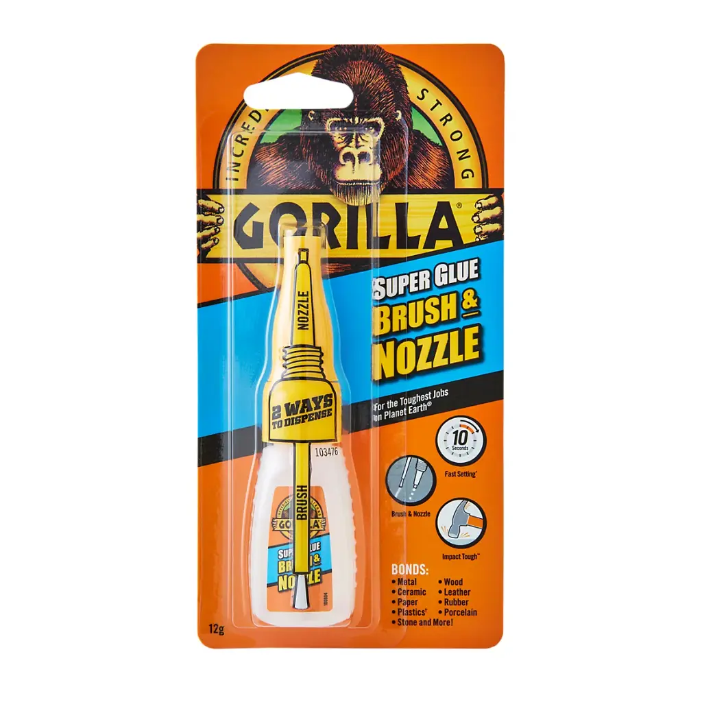 Gorilla Brush & Nozzle Superglue 12g