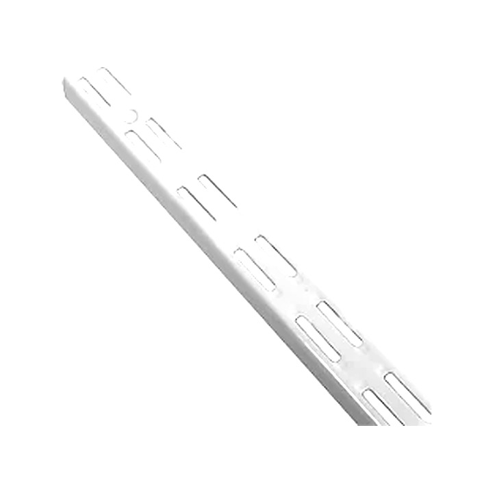 Twin Slot Wall Fixing White 1.6m (63")