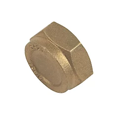 1/2" (15mm) Brass Compression Blank Cap