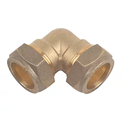 22mm Equal Elbow Compression Brass 