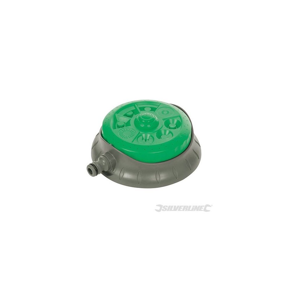 Silverline 9-Pattern Dial Sprinkler 110mm Dia