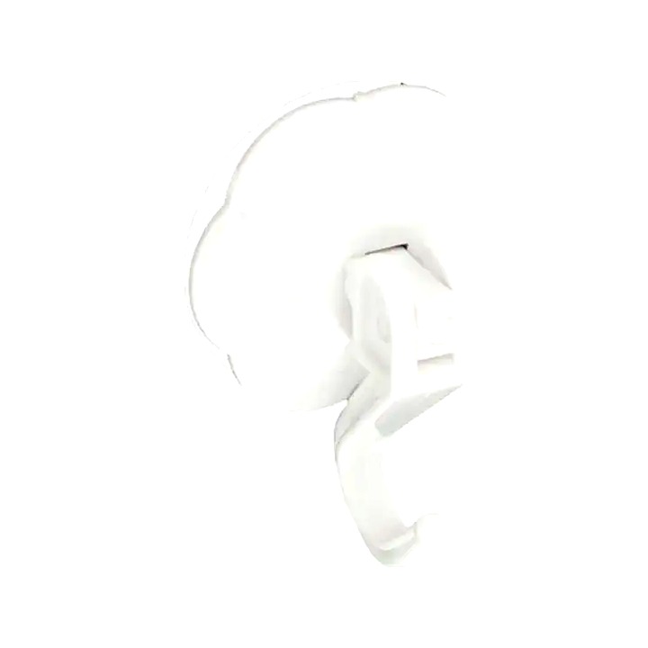 White Lever Suction Hooks 2pc