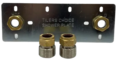 Chrome Shower Back Plate 