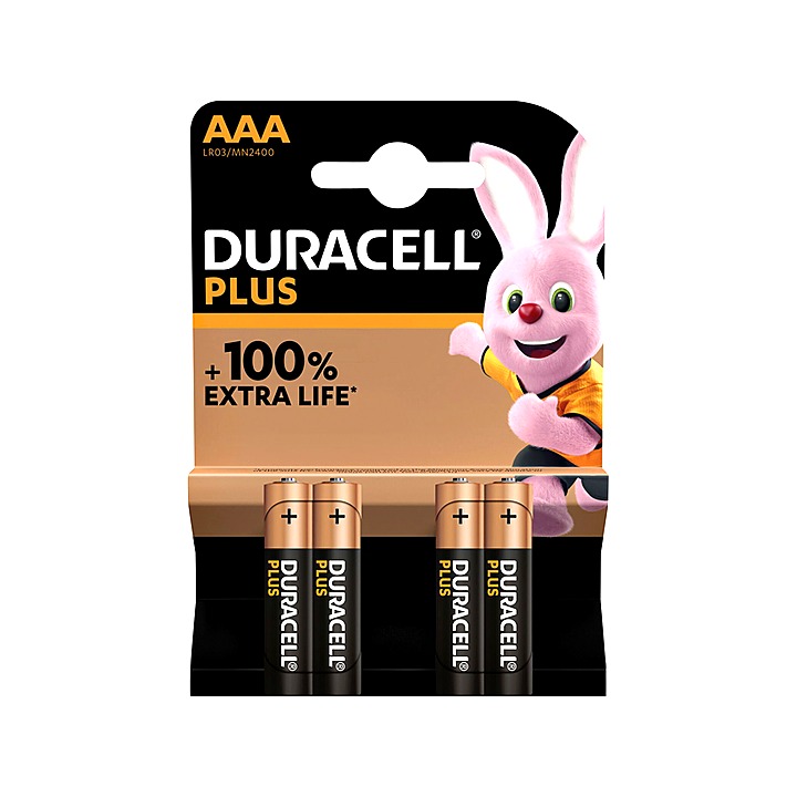 Duracell AAA Plus 4 Pack