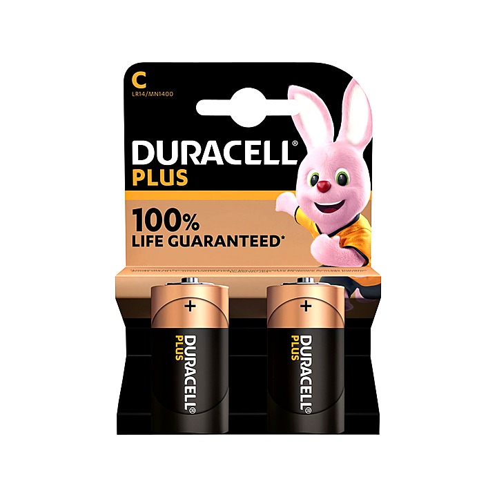 Duracell C Cell Plus Power Batteries
