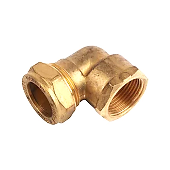 22mm Brass Compression x 3/4"Female Adapting 90° Elbow 