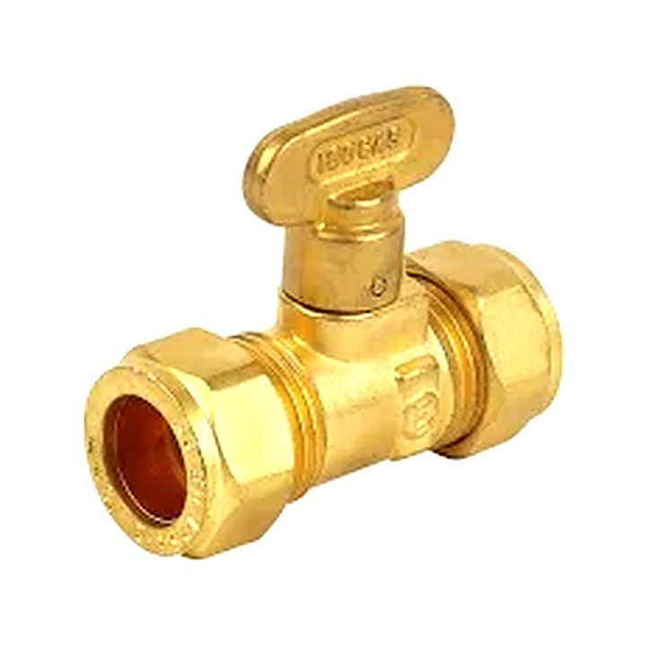 15mm x 15mmm Compression Gas Isolating Valve 