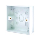 BG Plastic 32mm Single Pattress Box