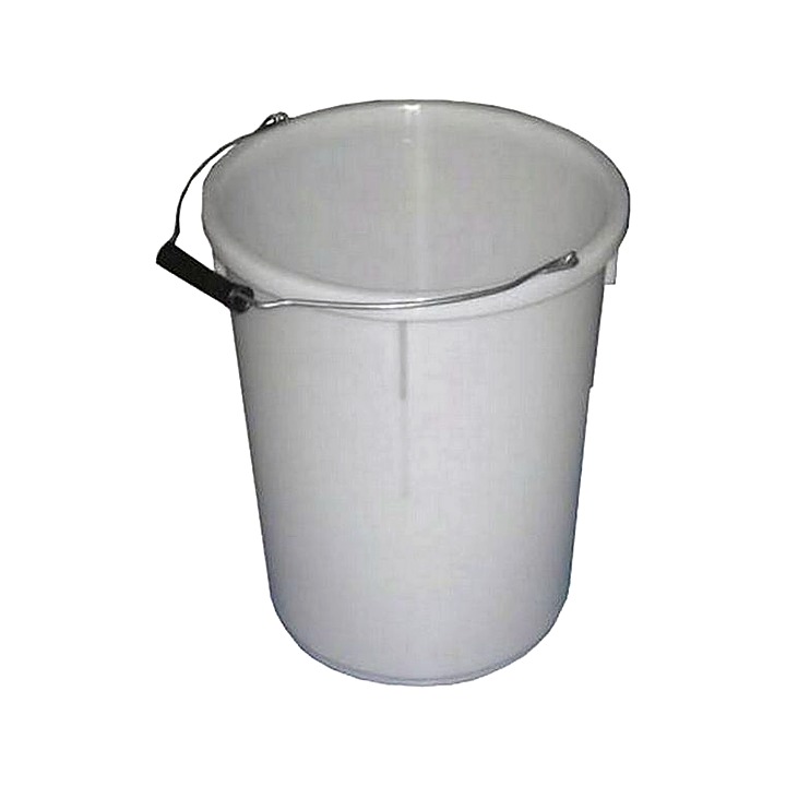 28L White Plaster Bucket 