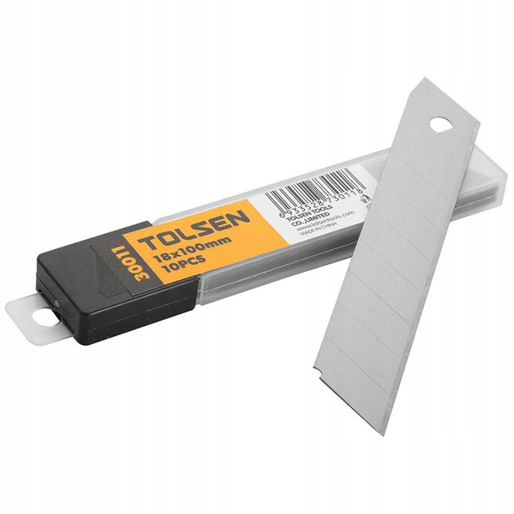 10pc Heavy Duty 18mm x 100mm Snap-Off Blades