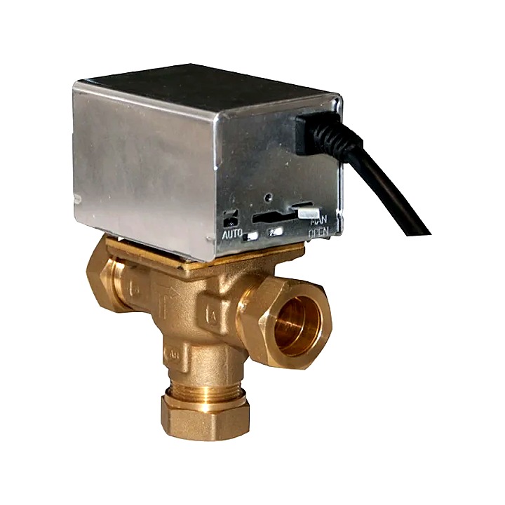 Neomitis MTV322A 3 Port Motorised Valve 22mm Compression
