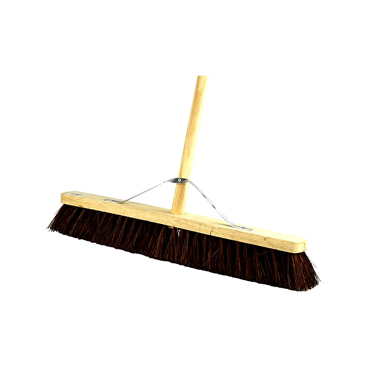 24" Hard Bristle Bassil Yard Broom