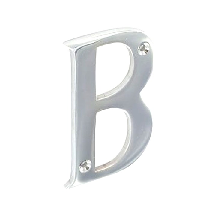 Letter B Chrome 75mm