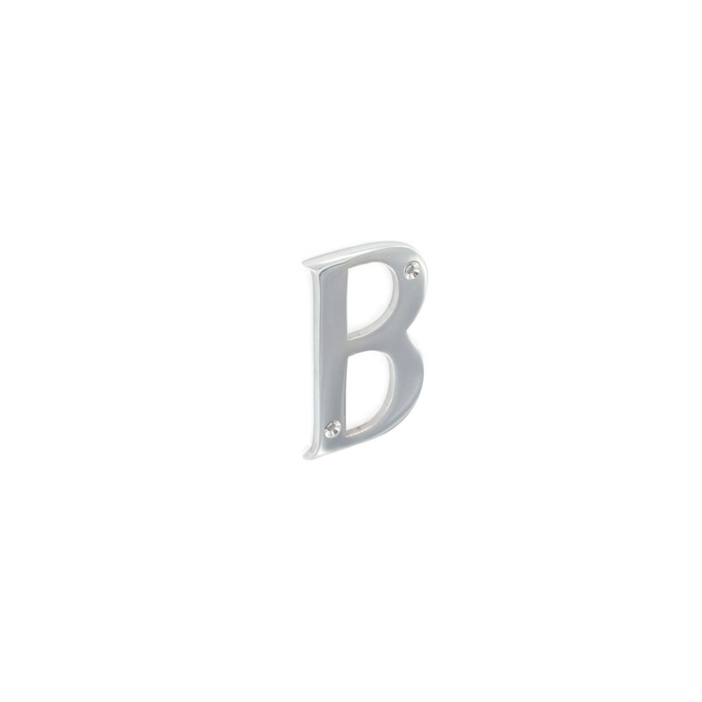Letter B Chrome 75mm