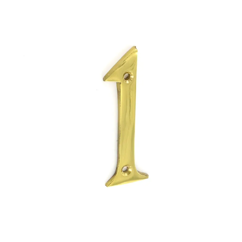 Brass Numeral 1 75mm