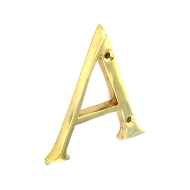 Brass Letter A 75mm 