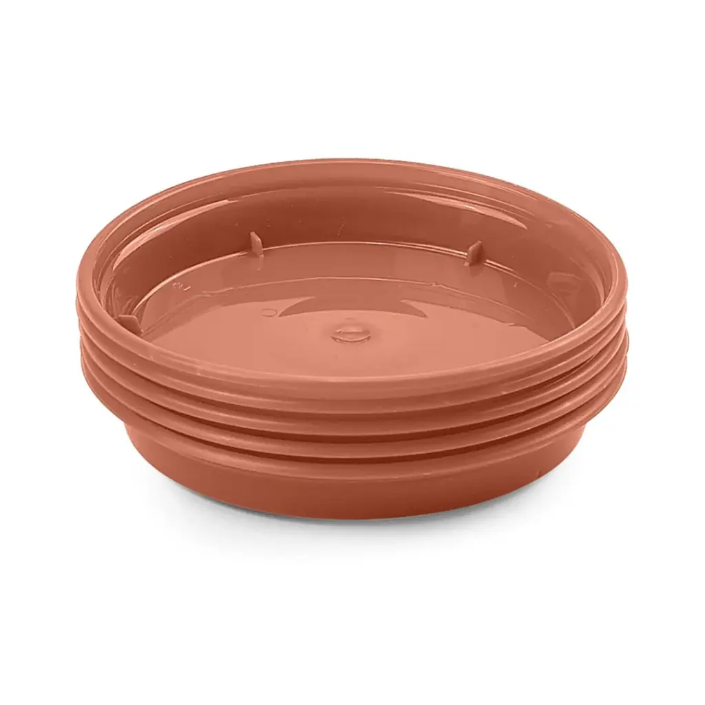 Whitefurze Garden Plant Pot Saucer for 127mm & 150mm Pot 5 Pack