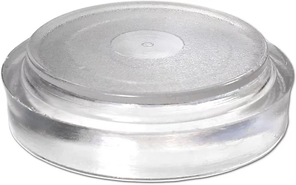 Castor Cups Furniture Feet Clear 65mm 4pk