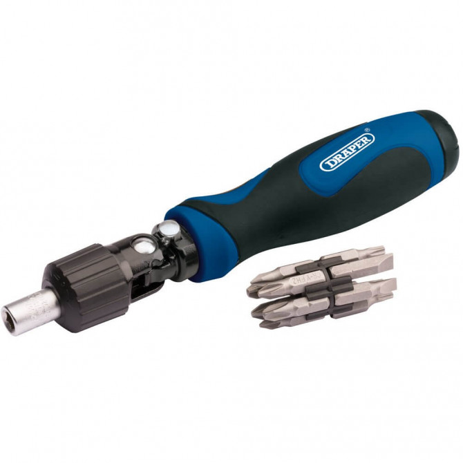 Draper Ratchet Screwdriver & Bits Set