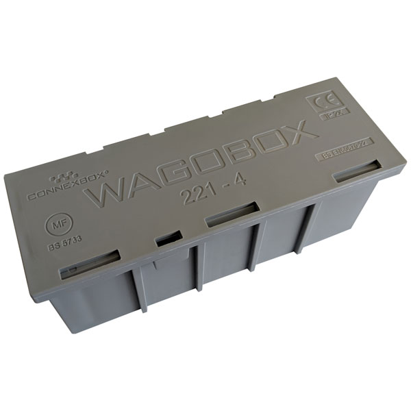 Wagobox 41A Junction Box Grey (39 x 108 x 44mm)