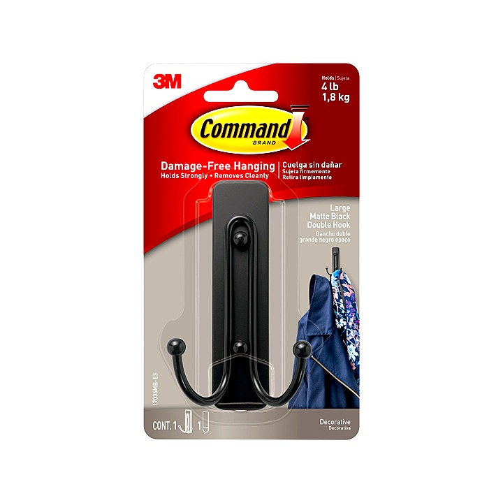 Command Double Large Hook