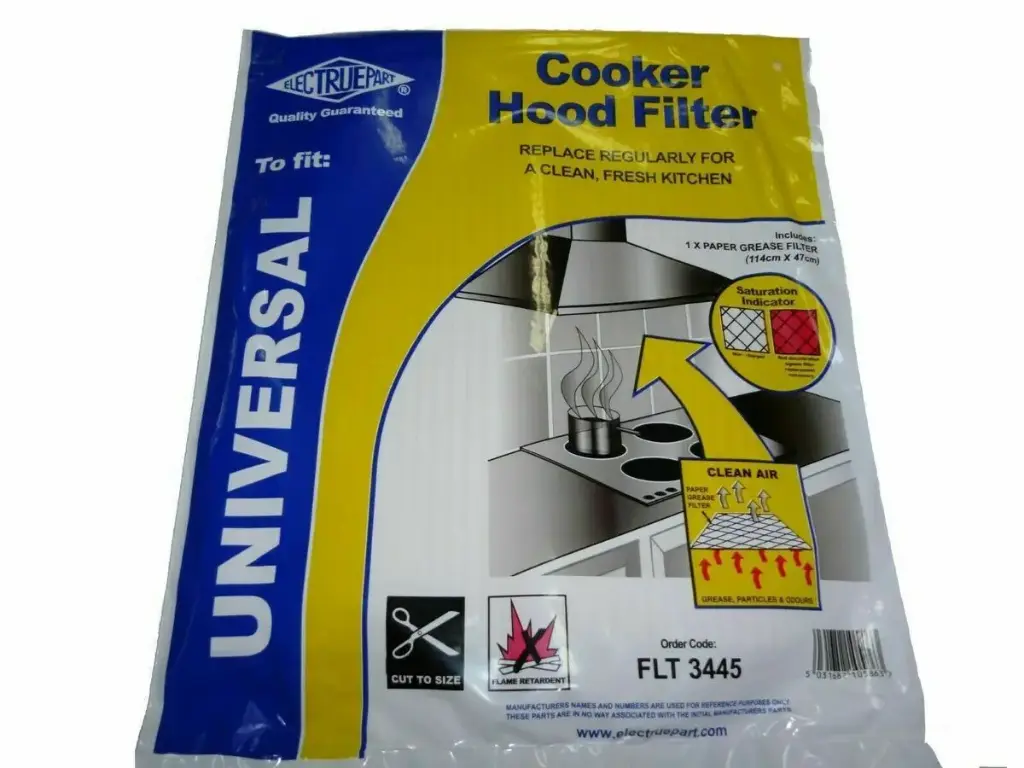 Universal Cooker Hood Grease Paper Filter Kit with Saturation Indicator 
