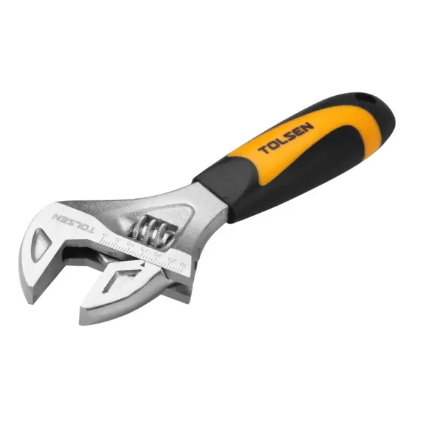Tolsen Stubby Adjustable Wrench 165mm