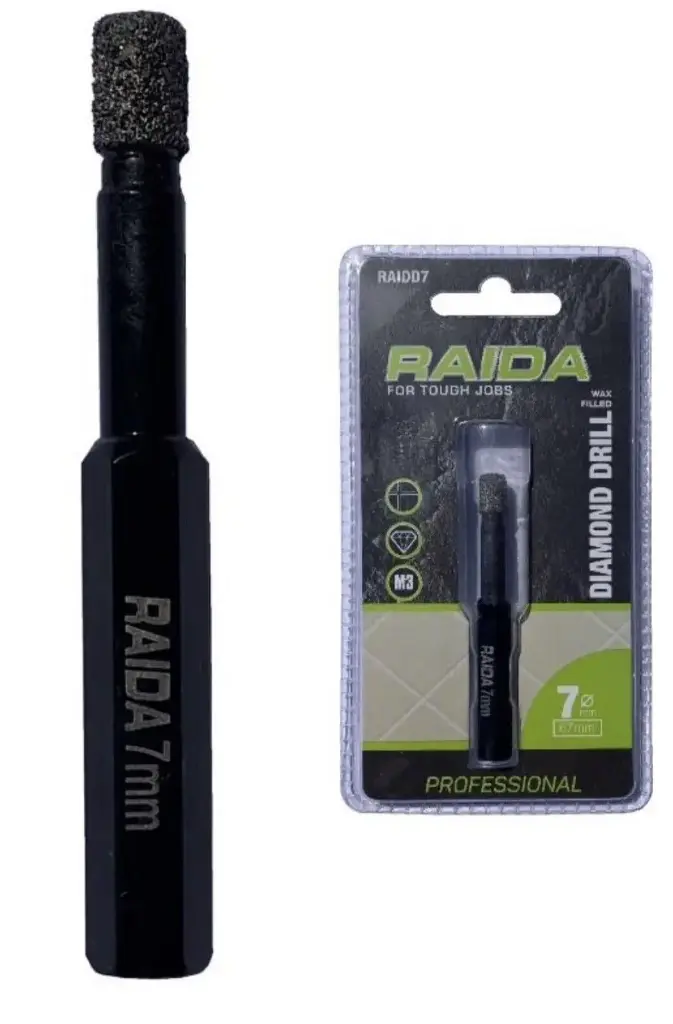 Raida Diamond Drill Bit 7mm x 67mm