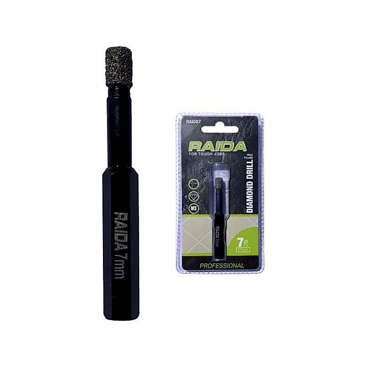 Raida Diamond Drill Bit 7mm x 67mm