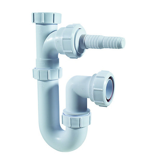 McAlpine 40mm Rigid Sink Trap w/ Washing Machine Outlet