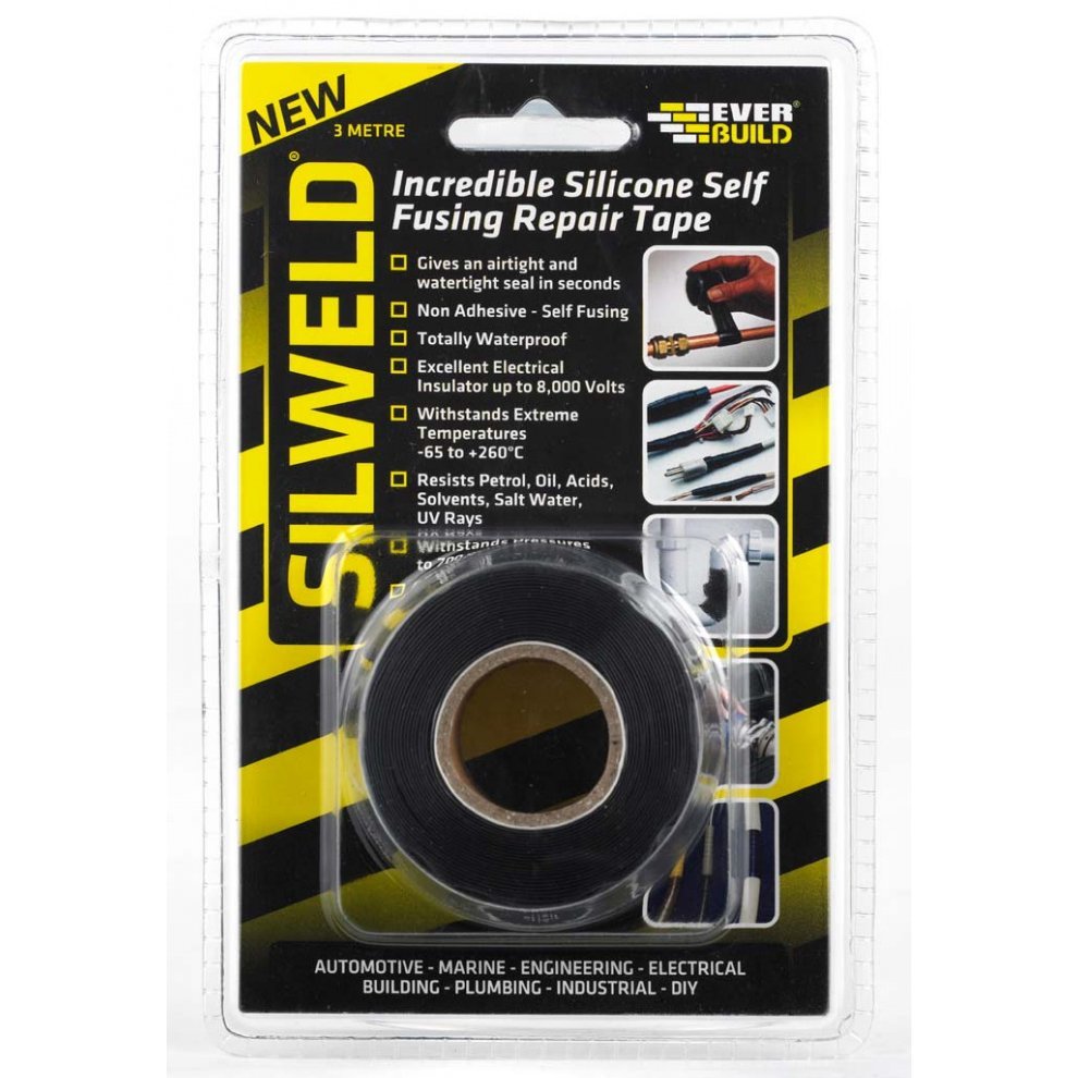 Everbuild Silweld Silicone Repair Tape 3m