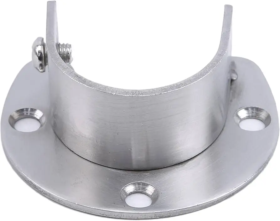 Wardrobe Rail U End Socket 25mm