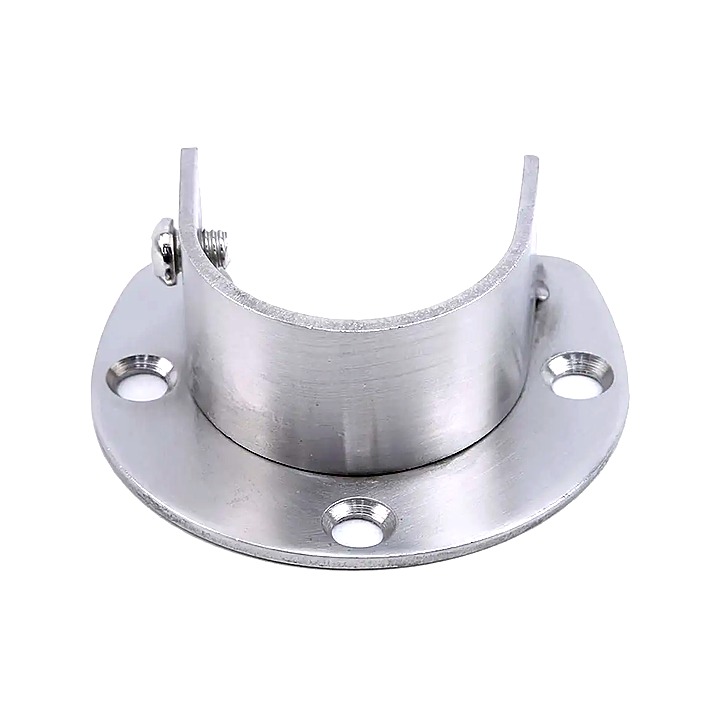 Wardrobe Rail U End Socket 25mm