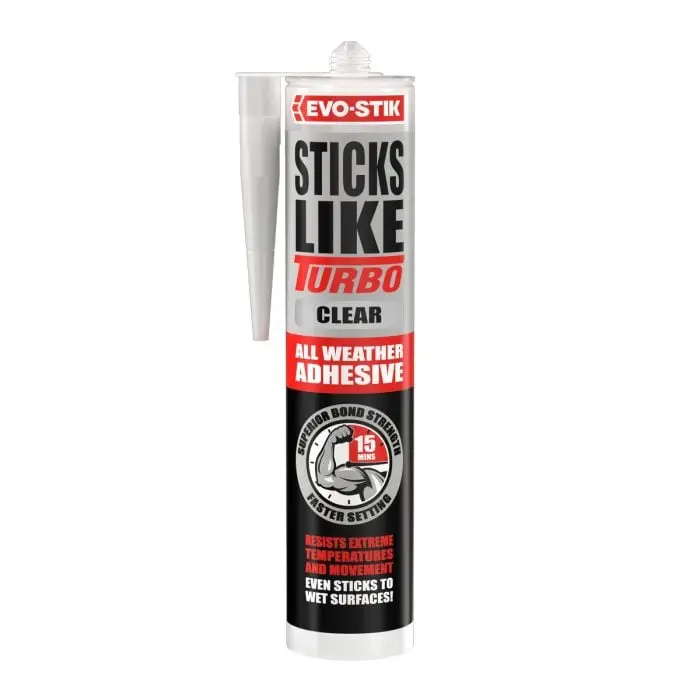 Evo-Stik Sticks Like Turbo Adhesive Clear 290ml
