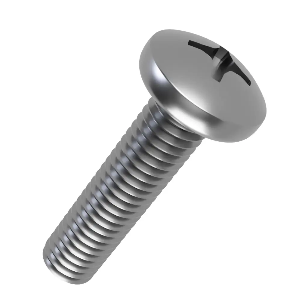 M6 X 25mm Pan Head Bolts w/ Hex Nuts 10 Pack