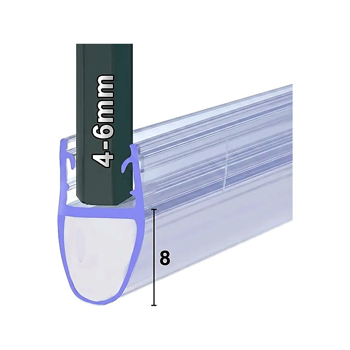 Bath Screen Seal 4-6mm Glass 900mm 