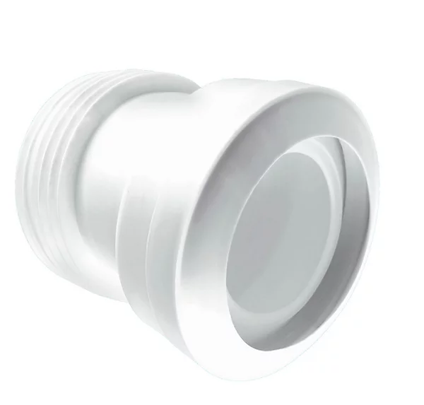 McAlpine MACFIT Rigid 14° Angled Toilet Pan Connector White 150mm 