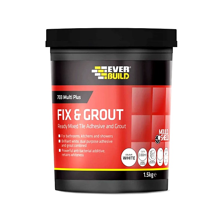 Everbuild Fix & Grout Tile Adhesive 1.5kg