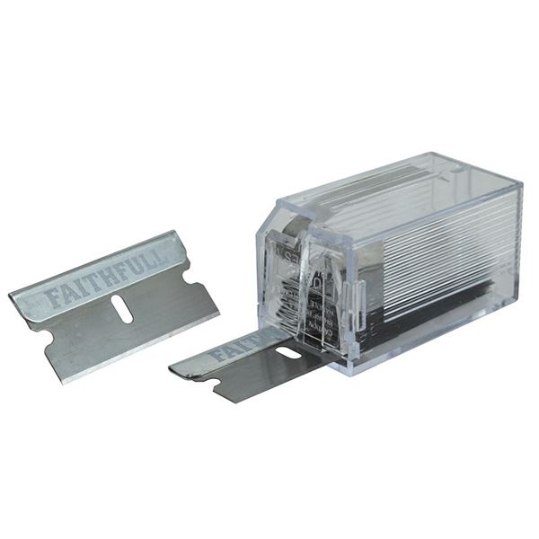Faithfull Window Scraper Spare Blades 10 Pack