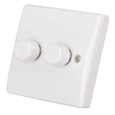 Schneider Electric 2 Gang 2 Way Push Dimmer