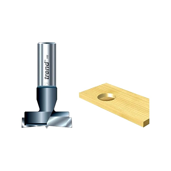 Trend 105/35X1/2TC 105/35 X 1/2 TCT Hinge Sinking Machine Bit 35mm