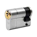 Asec Dual Finish 6 Pin Half Euro Cylinder