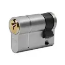 Asec Dual Finish 6 Pin Half Euro Cylinder