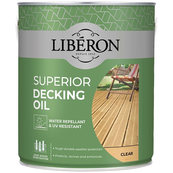 Liberon Superior Decking Oil Clear 2.5L