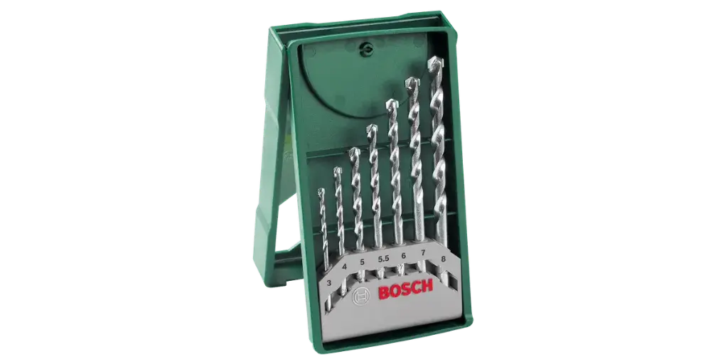 Bosch 7 Piece Masonry Drill Bit Set
