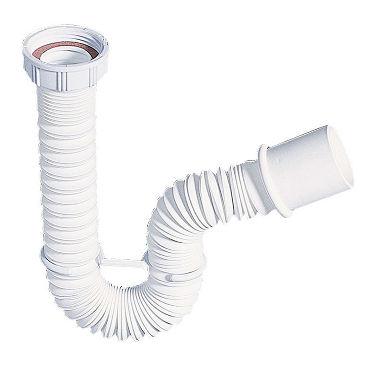 1 1/2" x 40mm Extendable 270-700mm Waste Drain Connector Flexible Pipe 