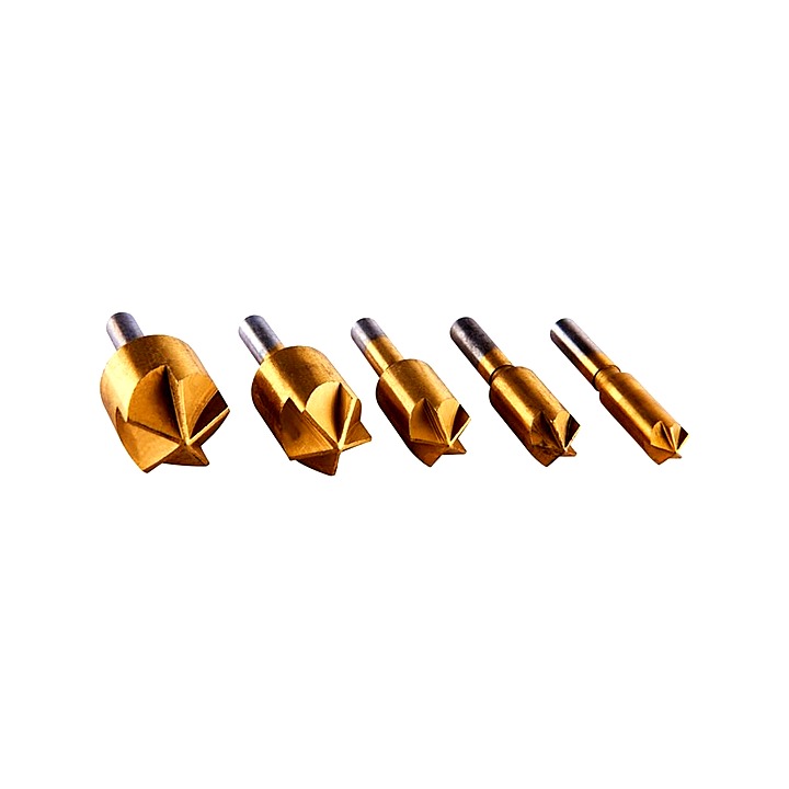 Amtech Titanium Coated Metal Countersink 5pc